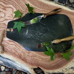 Black Maple Leaf Platter