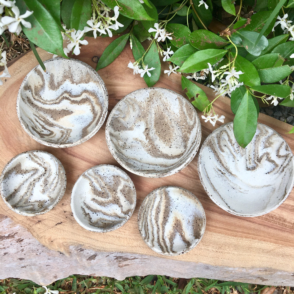 Natural Marbled Bowls