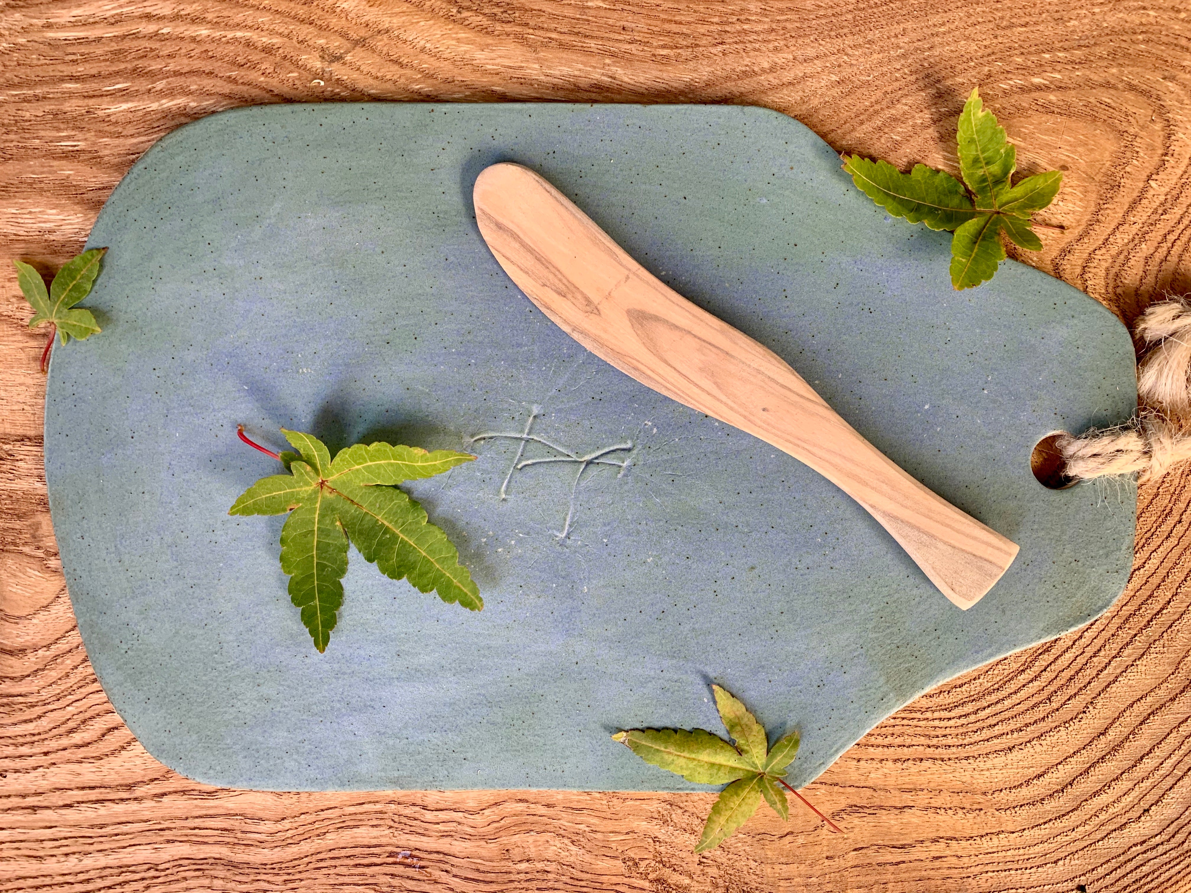 Jade Maple Leaf Platter