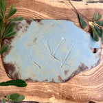 Ironstone Earth Banksia Leaf Platter