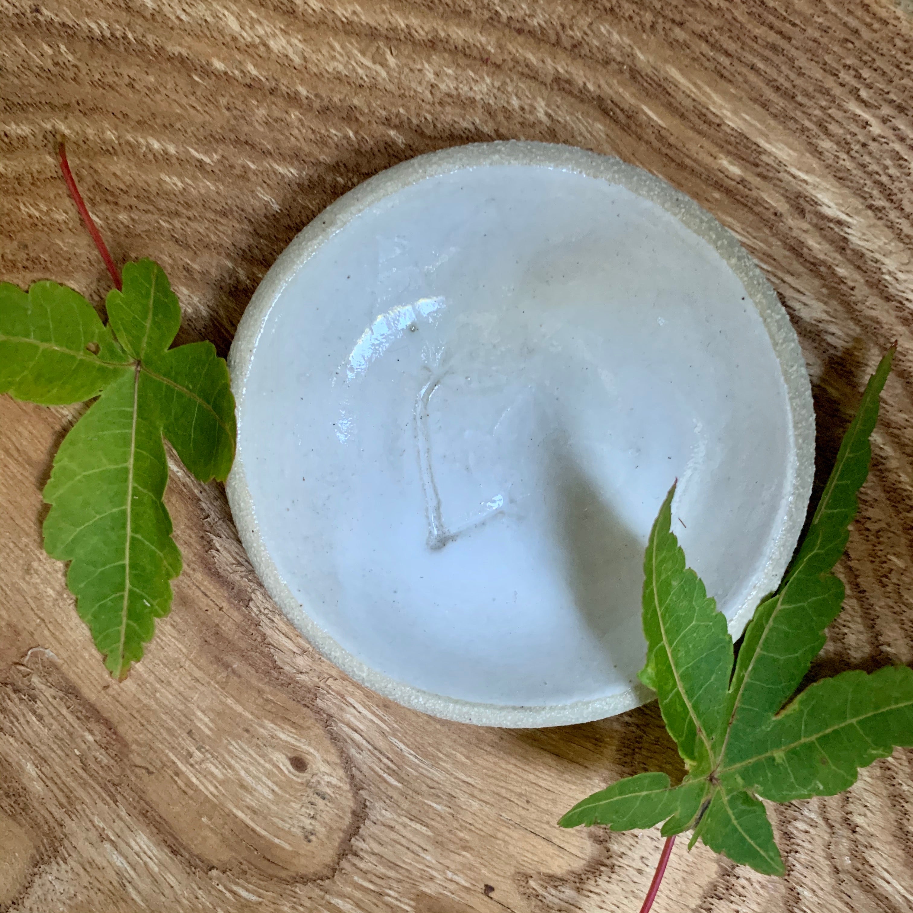 White Maple Leaf Tiny Bowl