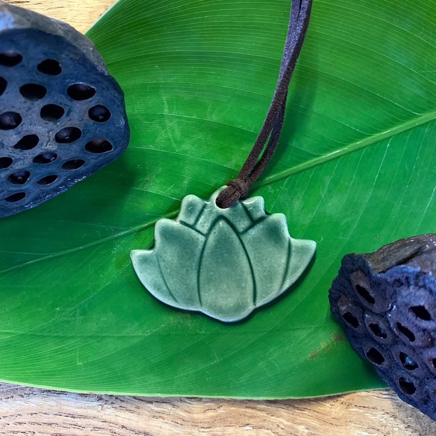 Lotus Flower Pendant Necklaces