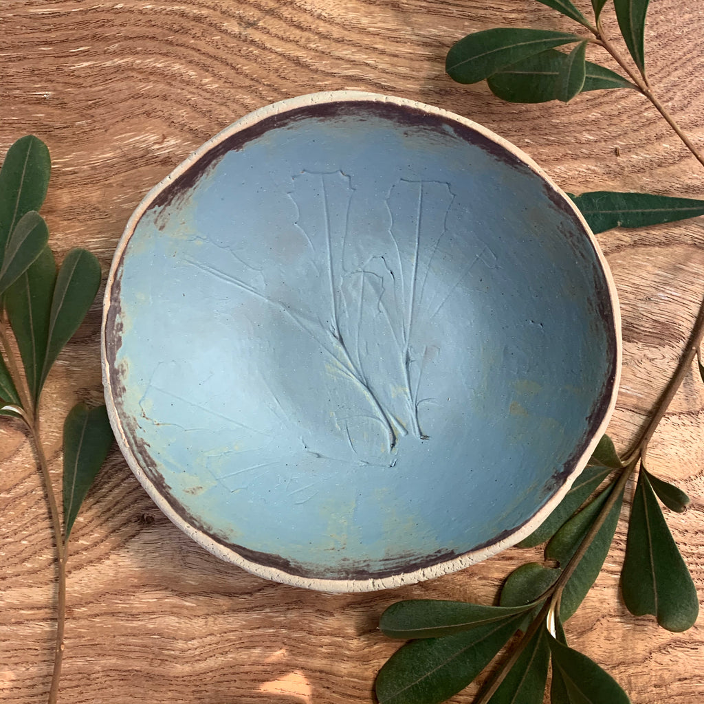Ironstone Earth Banksia Leaf Bowl